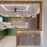 Renovated modern kitchen by 3D Visualization and Renderings